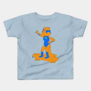 Surfing in Idaho Kids T-Shirt